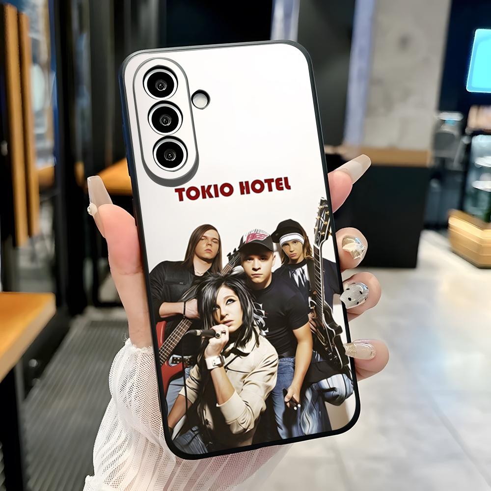 Чехол для телефона с ремешком T-Tokio Hotel для Samsung S26 S25 Plus S20 S20 Plus S22 Ultra S23 FE S21 Plus S21 Ultra Мягкий чехол