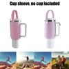 Silicone Water Bottle Sleeve with Handle Carriers Bag Accessory Silicone Sleeve Protective Cover Cup Protective Sleeve