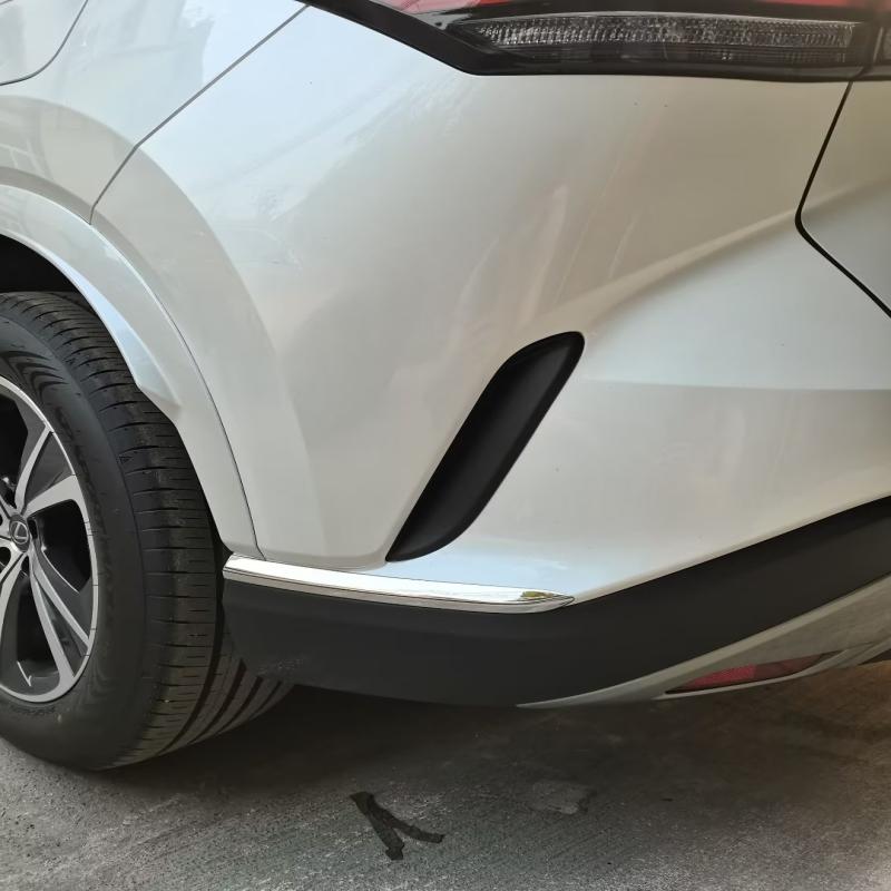 Для Lexus RX RX350h 450h 500h 2024 стальные Угловые защитные накладки на передний и задний угол кузова автомобиля Накладка на бампер Защитный молдинг Аксессуары