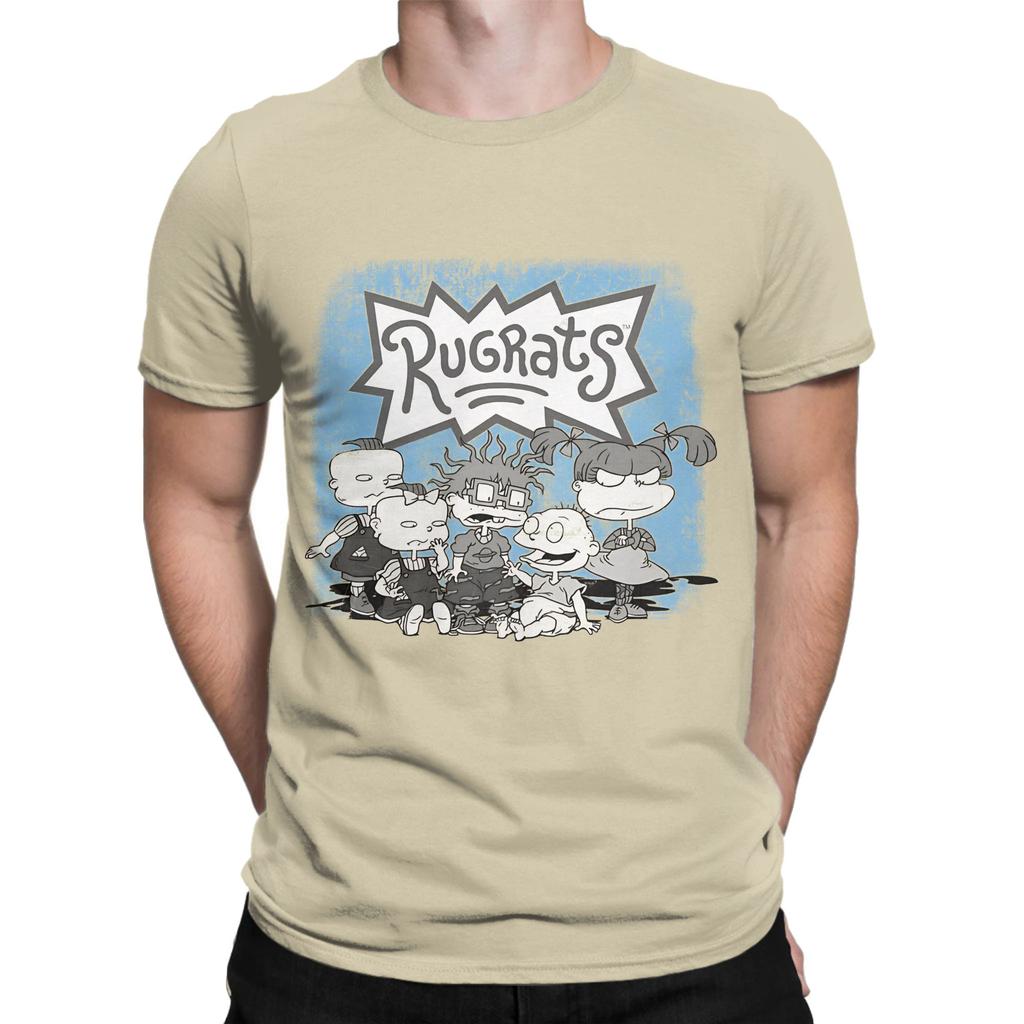 rRugrats Angelica Babies Vintage Grayscale Group Shot Funny Graphic 100 Cotton TShirt rRugarts Tops Tees For Unisex