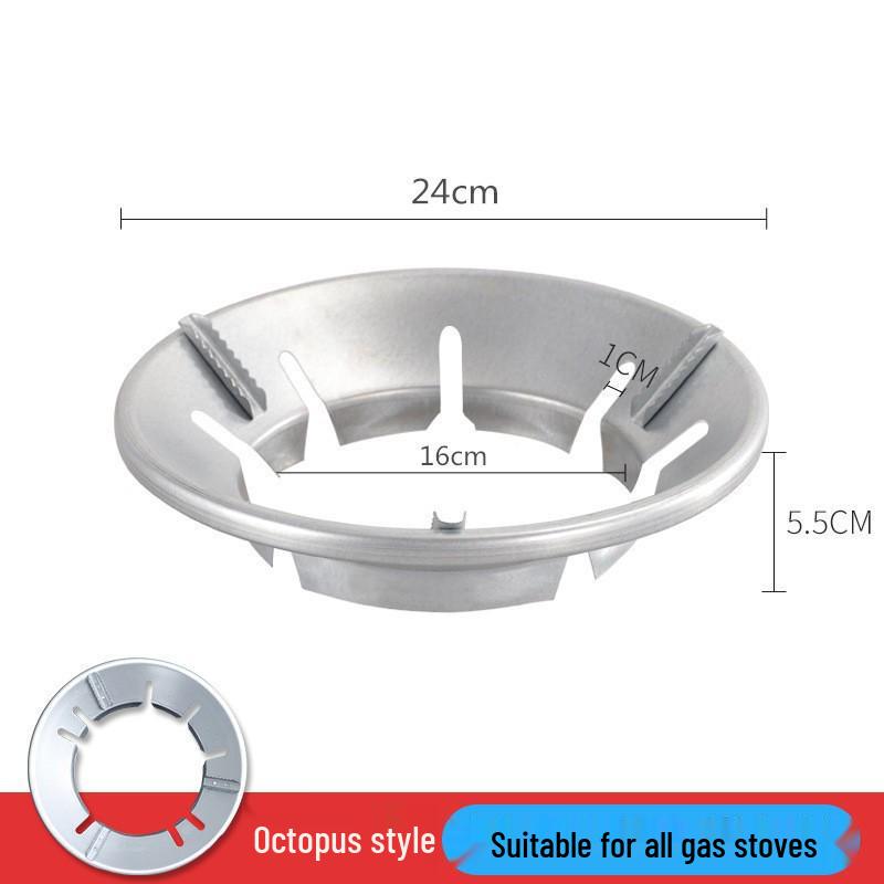 Универсальная ветрозащитная газовая плита с энергосберегающим кольцом и нескользящей подставкой