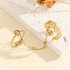 Atoztide New Multiple Styles Irregular Ring For Men Women Stainless Steel Adjustable Vintage Beads Open Finger Ring Jewelry Gift