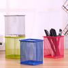 Pen Holder Large Capacity Wear Resistant Wrought Iron Desktop Pen Organizer Mesh Box for Home