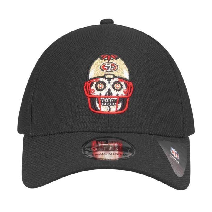 New Era 39Thirty Stretch-Fit Diamond Cap - NFL SUGAR SKULL