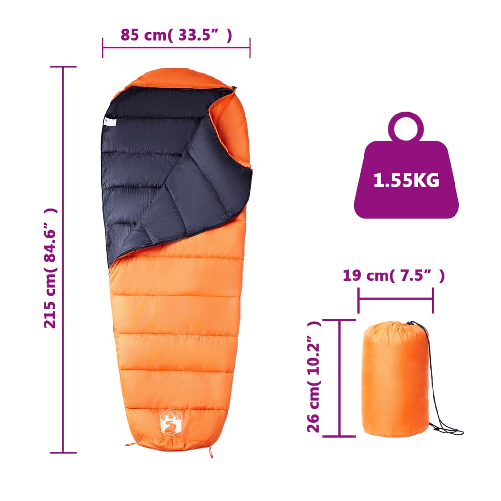Adult Mummy Sleeping Bag for Camping 3 Season