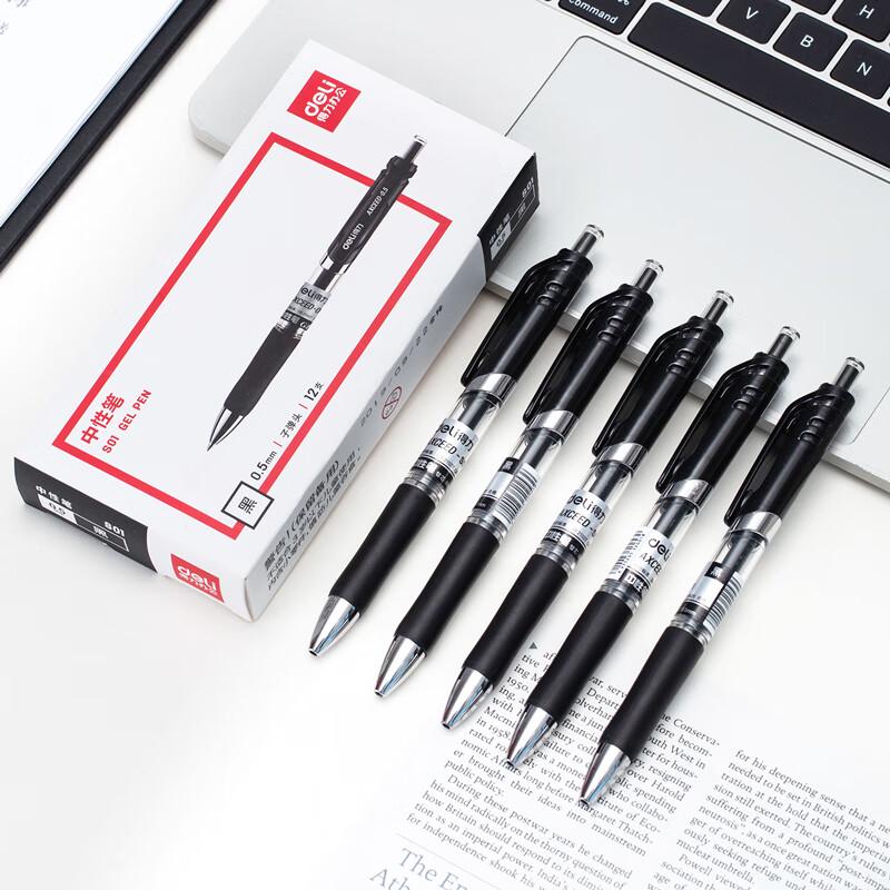 Deli S01 Retractable Gel Pen