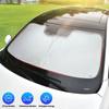 Car Windshield Sun Shade Covers Visors Front Window Sunscreen Protector Parasol Coche For Tesla Model 3 Y Sunshade Accessories