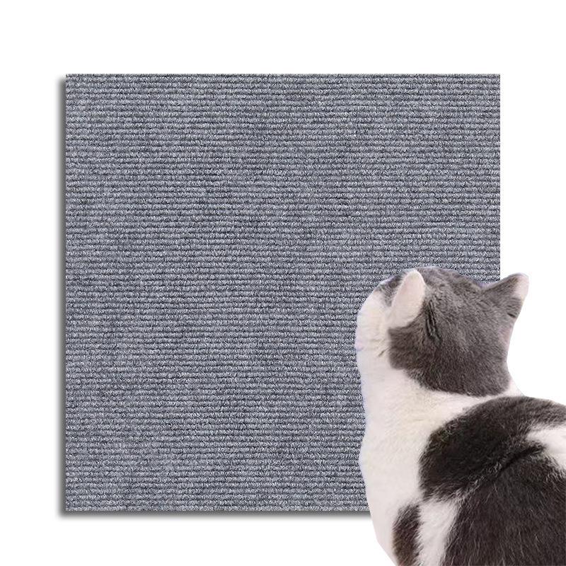 Self-Adhesive Trimmable Carpet Pads for Cat Trees, Walls, Furniture, Steps, and Scratching Posts