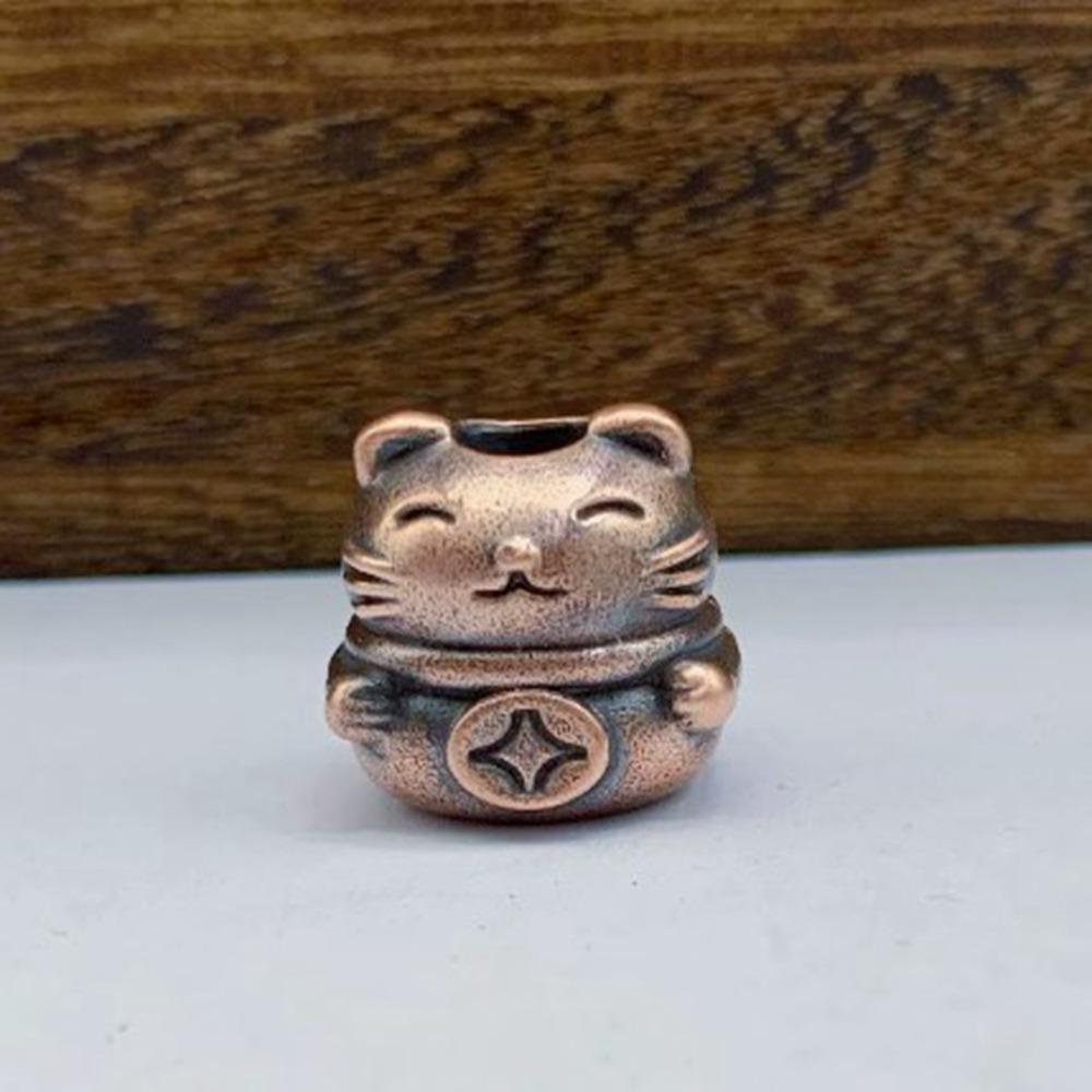 Ручная работа Lucky Cat Elephant Head Charms Браслет Шнурок Подвеска EDC Outdoor Tool