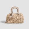 Niche Design Осень-зимняя мода с пушистым мехом ягненка Повседневная сумка-подушка на одно плечо через плечо