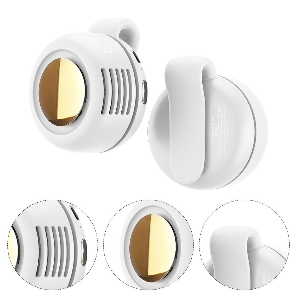 Mini Clip Waist Fan 900mAh Rechargeable Battery Electric Fan Outdoor Camping Personal Body Fan Summer Cooling Air Circulators