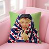 Чехол на подушку J-Joost Kleinn Rapper Натуральный льняной чехол для подушки Двусторонний принт Декоративный чехол на подушку для дивана Домашний декор Подарок