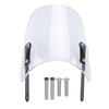 Motorcycle Front Windshield Unbreakable PMMA Panel Front Wind Deflector with Mount Bracket for Scrambler 400X 2023 2024