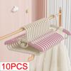 10PCS Children's Clothes Rack Non-slip Non-trace Clothes Support Home Telescopic Storage Drying Rack Baby Clothes Hanger