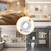 50/100PCS 75MM Cut Out Size Round Recessed Rotate Plastic MR16 GU5.3 GU10 Adjustable Spotlight Fixture Downlight Frame White