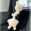 Cute Style Long Neck Rabbit Plush Keychain Funny Design Panda Plush Pendant  Bag Charm Decor