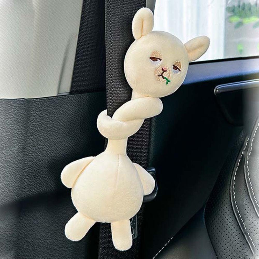 Cute Style Long Neck Rabbit Plush Keychain Funny Design Panda Plush Pendant Bag Charm Decor