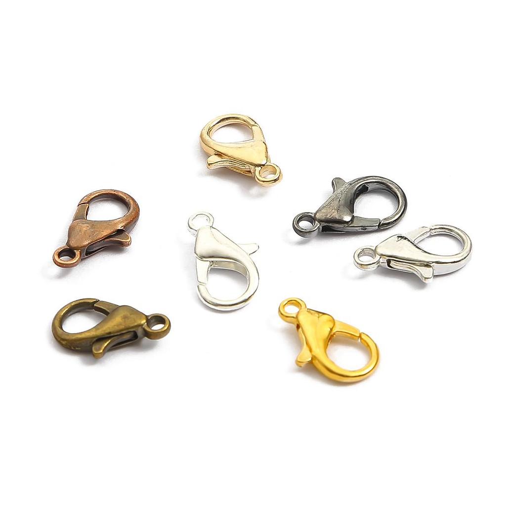 Zinc Alloy Lobster Clasp Connectors for Jewelry Making
