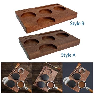 Коврик для темпера эспрессо, Подставка для темпера кофе и Держатель для портафильтра, Деревянная станция для темпера эспрессо для кофейного бара