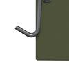 Rabbit Feeder Olive Green 12.5 x 12.5 x 25 cm