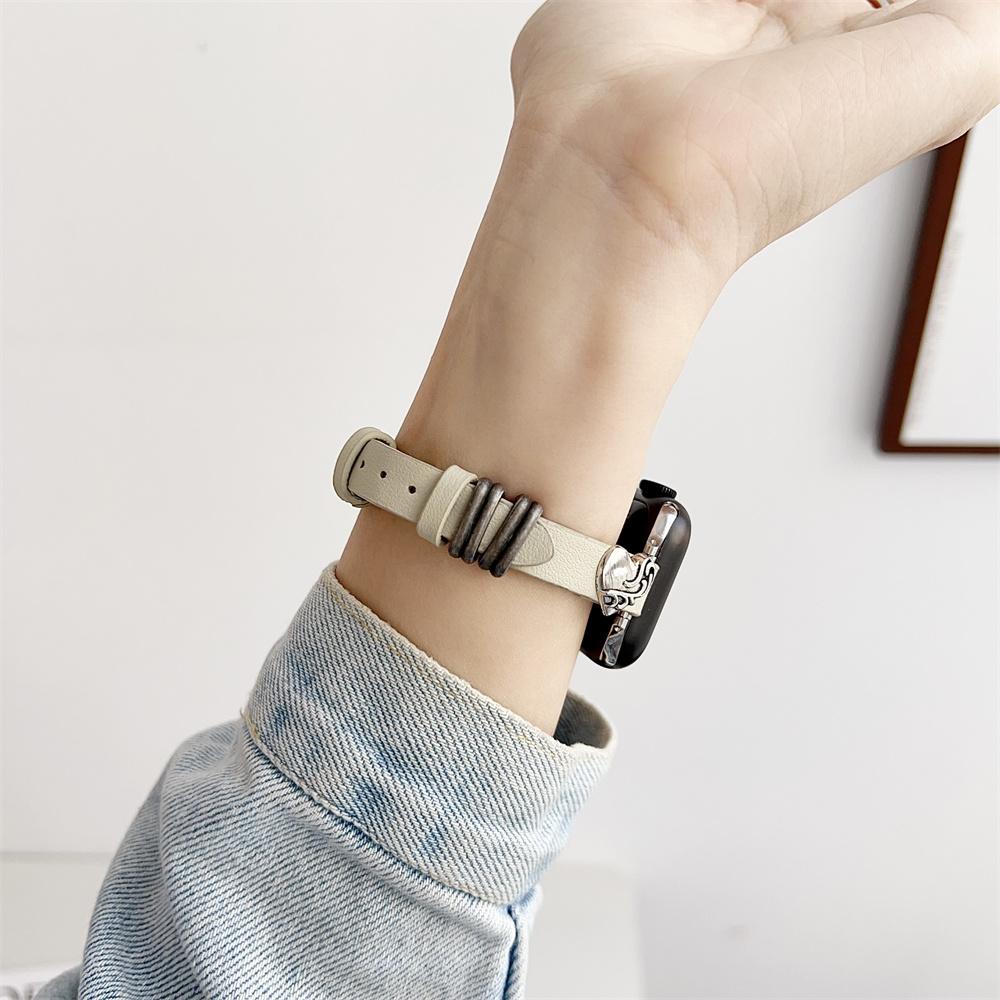 Ремешок для часов из натуральной кожи из телячьей кожи 38 мм, 40 мм, 41 мм для iwatch 8, 7, 6, 5, 4, 3 SE, сменный ремешок на запястье, 42 мм, 44 мм, 45 мм для Apple Watch