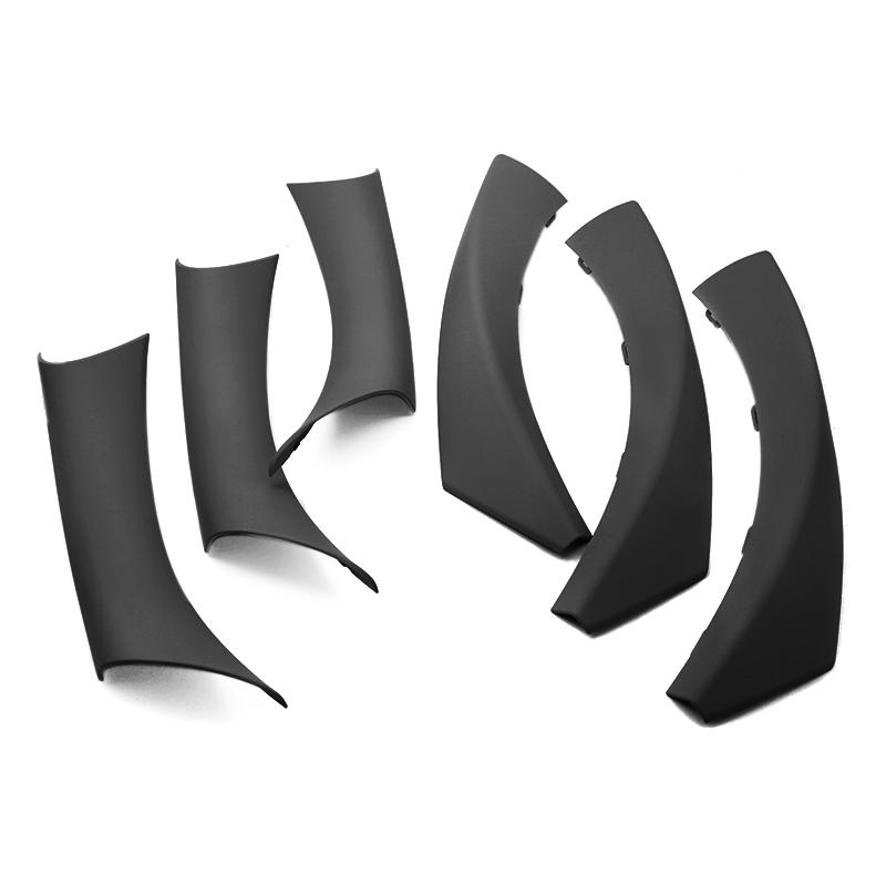 Для BMW 3 серии E90 E91 316 318 320 325 328i 2004 2005-2012 6 шт. Накладка на ручку двери салона автомобиля в углеродном стиле