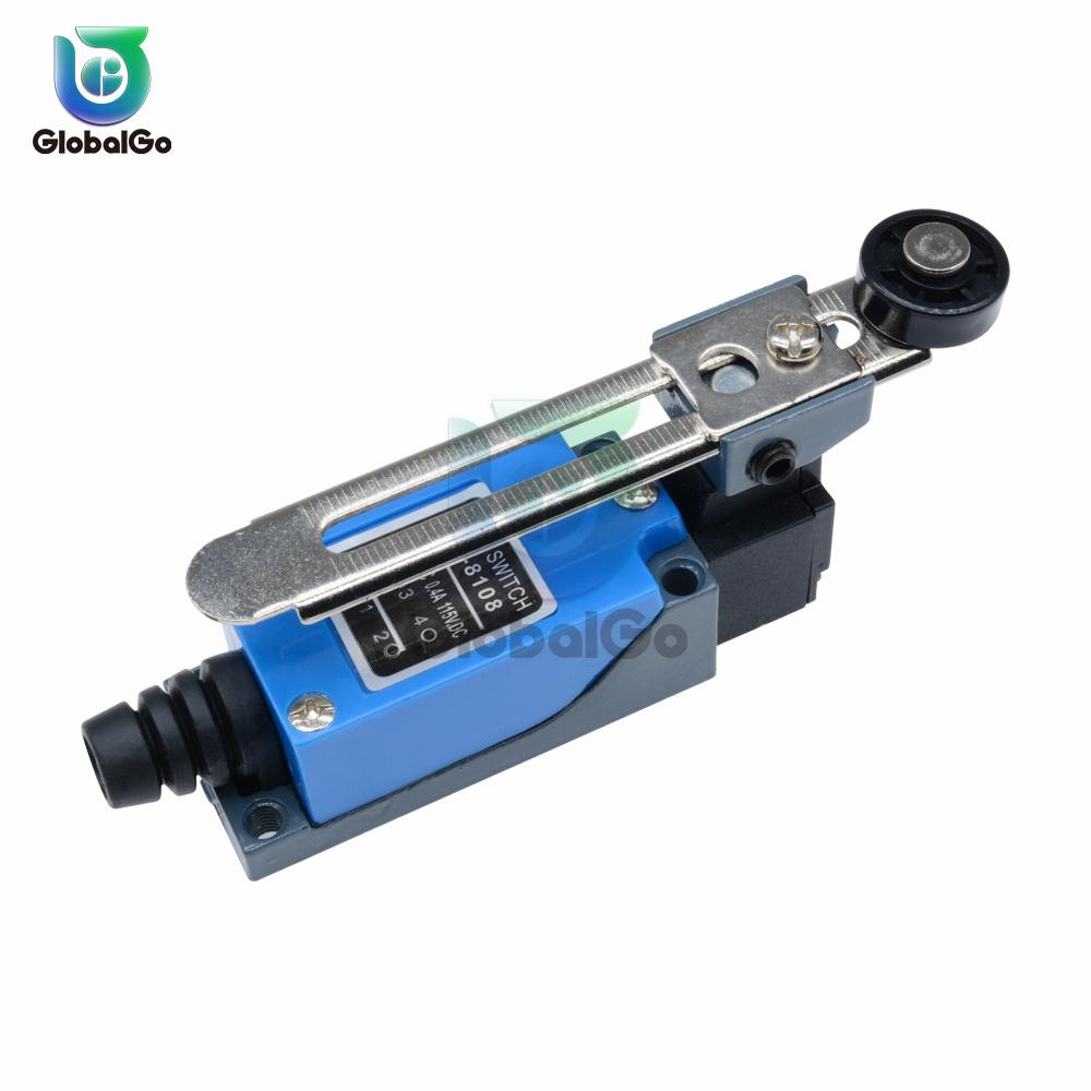 ME-8108 8104 8107 8122 8166 8111 8112 9101 Limit Switch Rotary Adjustable Roller Mini Limit Switches TZ-8108 AC 250V 5A NO NC