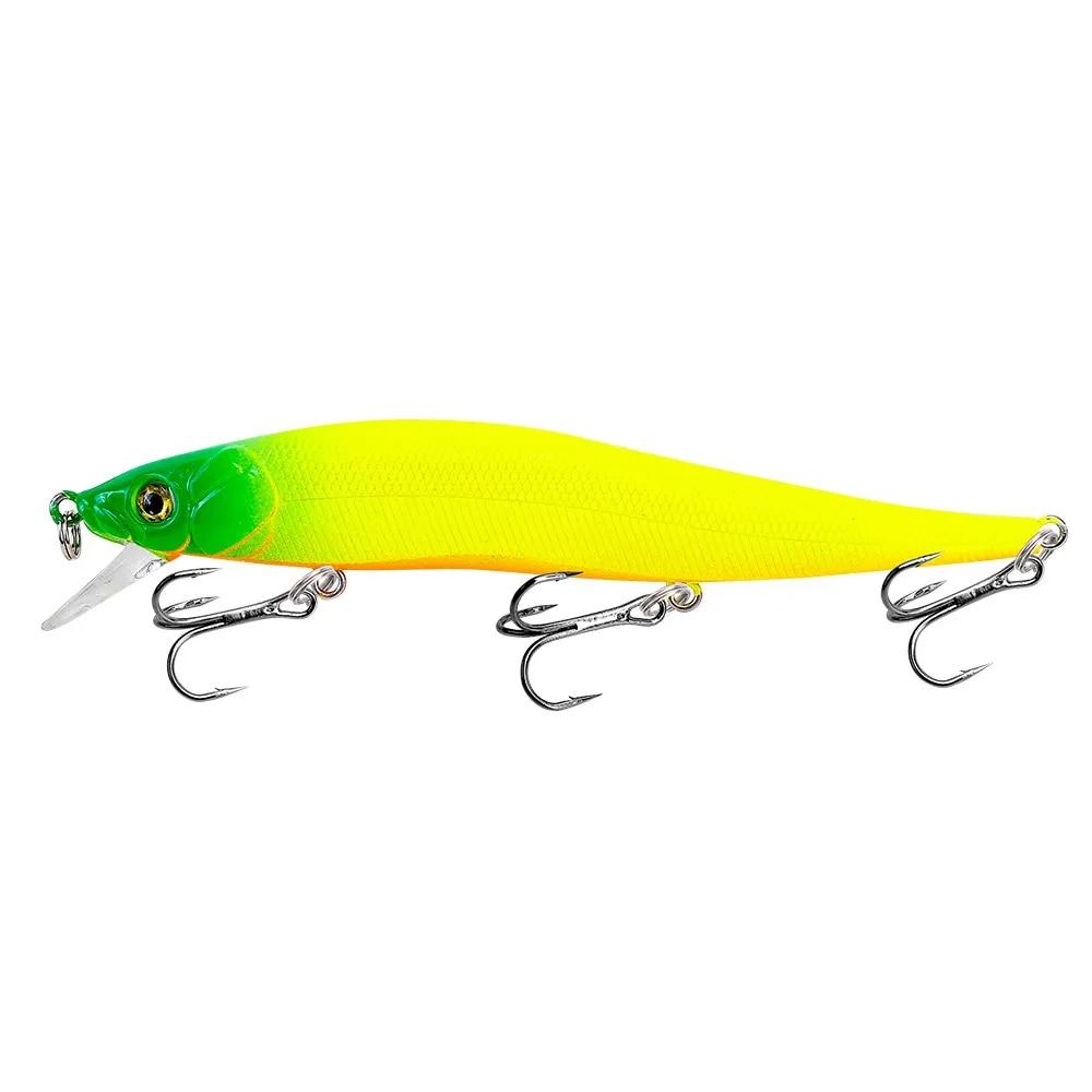 1 шт., рыболовная приманка, 115 мм, воблеры Minnow Crankbait, 3D глаза, искусственная приманка для окуня, приманка для щуки и карпа, наживка для плавания, рыбалка Pesca, окунь, аксессуары для плавания