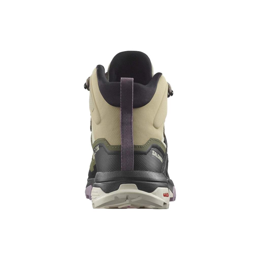 SALOMON X Ultra 4 MID GORE TEX Slip Resistant Abrasion Resistant Low top Mountaineering Shoes Women's Green L47455000