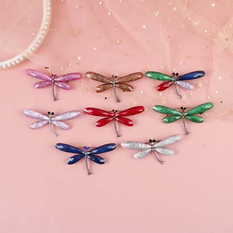 1шт модные броши-стрекозы женские насекомые свадебные офисные броши булавки ювелирные изделия