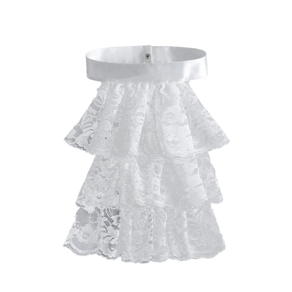 Retro Collar, Sleeves, Lace Trim Collar, Court Ruffle Collar, Faux Collar