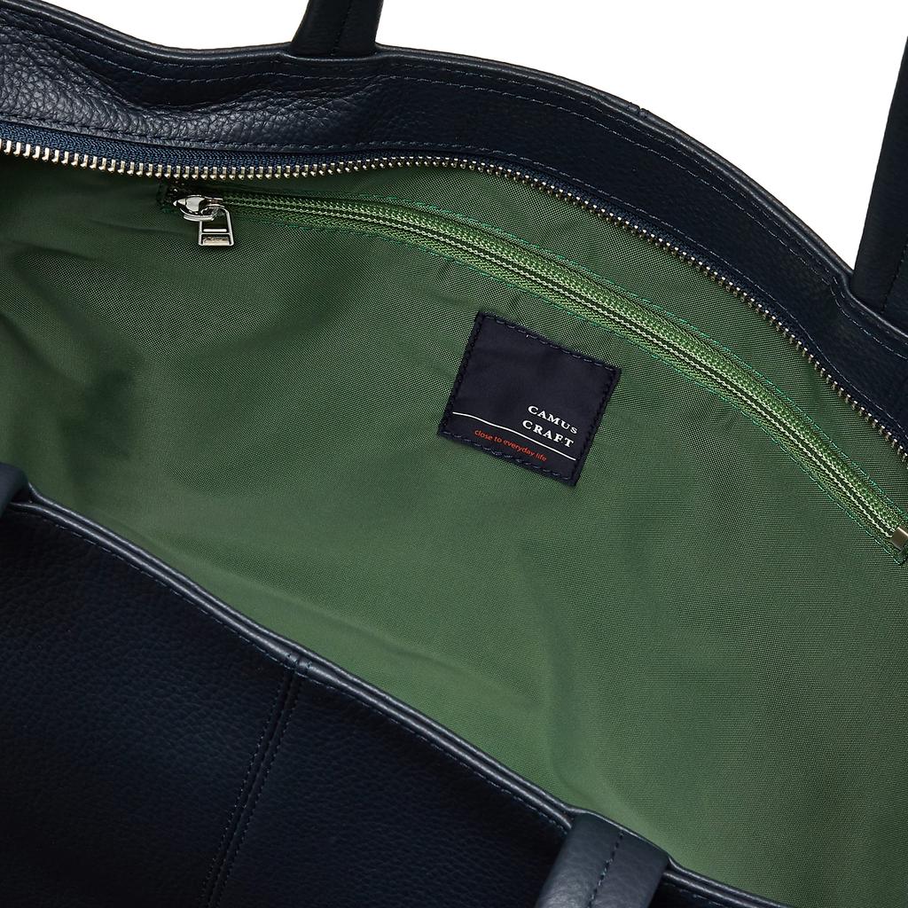 Сумка-тоут темно-синяя [Camus Craft] 27-03