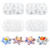 Flexible Candle Holders Silicone Mold Unique Snowflake Candle Holder Silicone Mold Personalized Home Decors Resin Mold
