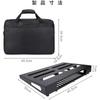 GOKKO Guitar Effect Board Pedal Board w/ Storage Bag (ML-Black)
