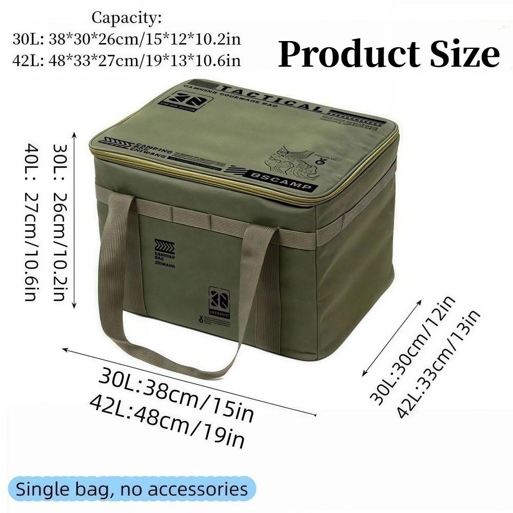42L/30L Camping Storage Bag Large Capacity Trunk Storage Bag Practical Handbag  Outdoor