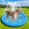 Pet Outdoor Play Water Spray Splash Mat Inflatable Sprinkler Cushion Pads Garden Fountain Toy Tub Swiming Pool for Kid Dog