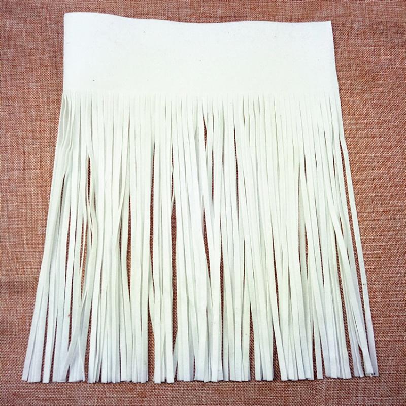 2 м двусторонняя искусственная замша с бахромой и кисточками, отделка юбки своими руками, платье, бахрома по краю, сумка, швейное ремесло