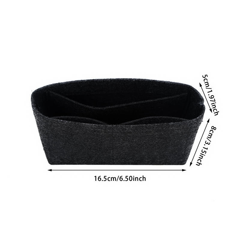 1шт войлочная вставка для сумки-органайзера для косметики, войлочная вставка для кошелька, вставная сумка, войлочная внутренняя сумка-пузырь