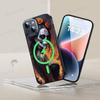 Чехол для телефона Catrina Красивая Девушка Роза Череп Магнитный Чехол Для iPhone 17 16 15 14 13 12 11 Для Magsafe Беспроводная Зарядка Чехол