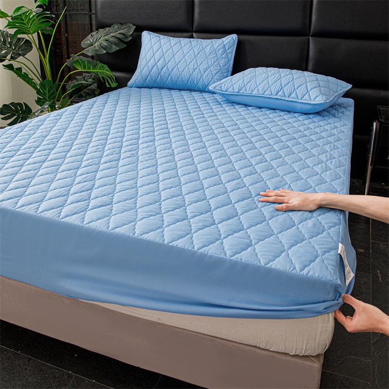 Ticken Cotton Waterproof Bed Sheet Waterproof Fitted Sheet Quilted Mattress Cover Mattress Protector Bedding Mattress Cover