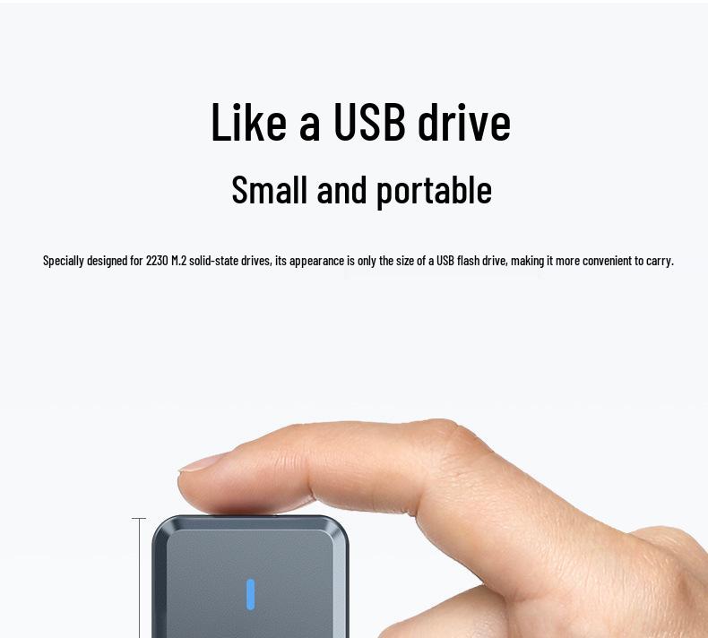 Внешний корпус M.2 NVMe для SSD 2230