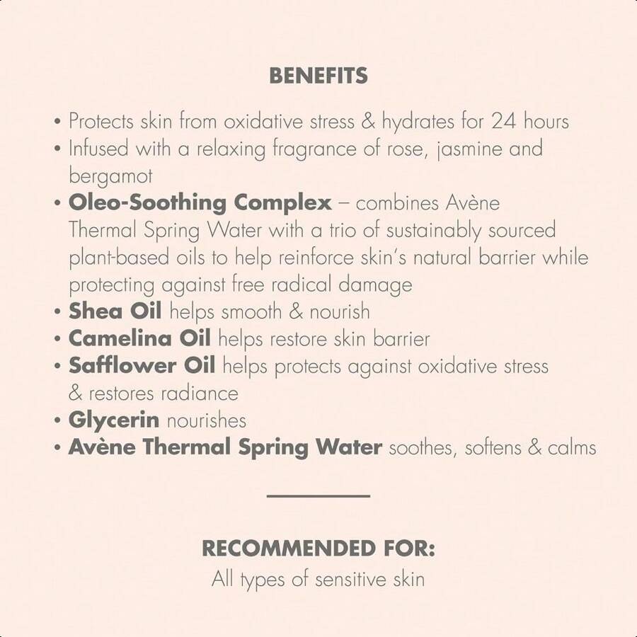 Avene Увлажняющий тающий бальзам 250 мл, Масло ши, Масло для тела, Нежирный, Нелипкий, Быстро впитывающийся