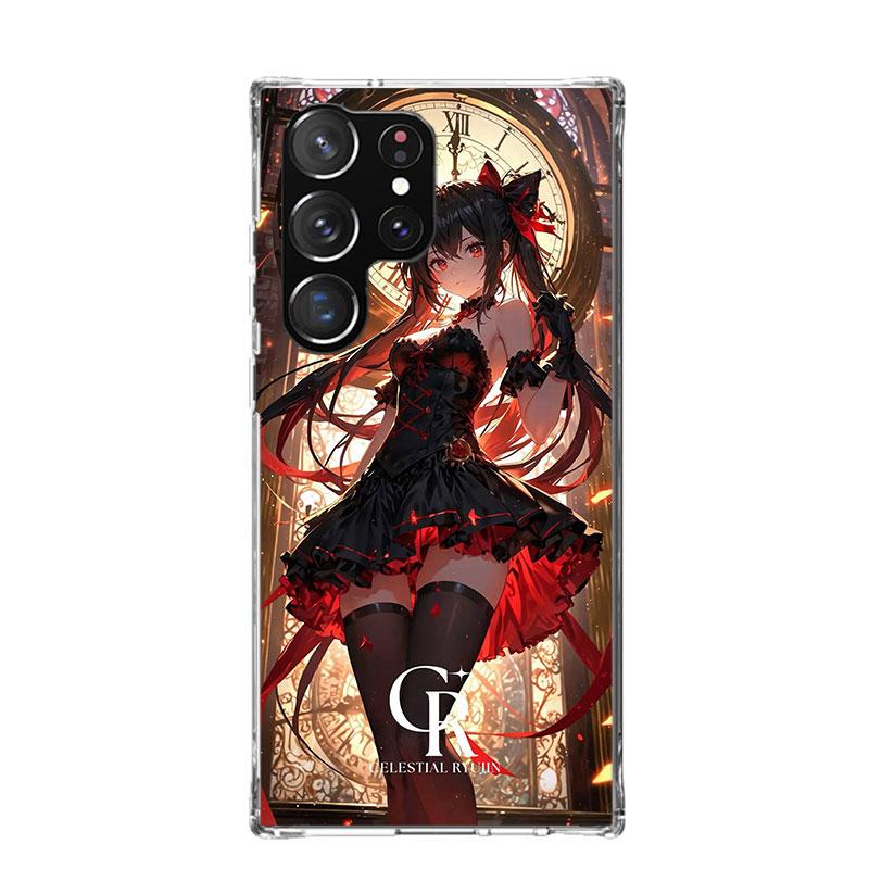 Чехол для телефона Date A Live Токисаки Куруми Для Samsung Galaxy S26 S25 Edge S24 S23 FE S22 Ultra S21 Plus S20 + Fundas Cover Coque Ga