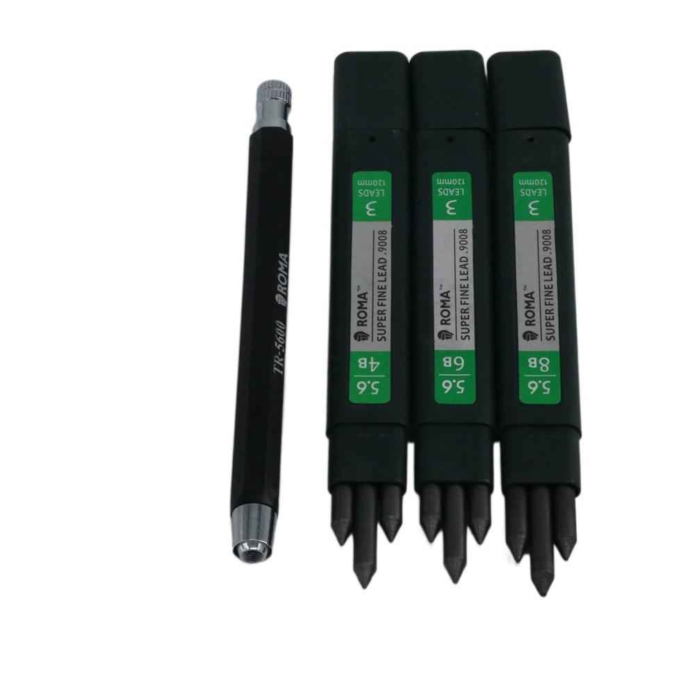 Metal Art Sketch Painting 4B 6B 8B Automatic Pencil Movable Pencil 5.6mm Pencil Mechanical Pencil
