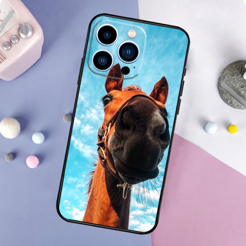 Чехол для мобильного телефона Apple iPhone15Plus, чехол для мобильного телефона с изображением лошади, защитный чехол от падения с рисунком, защитный чехол для мобильного телефона Huawei с защитой от падения с рисунком.