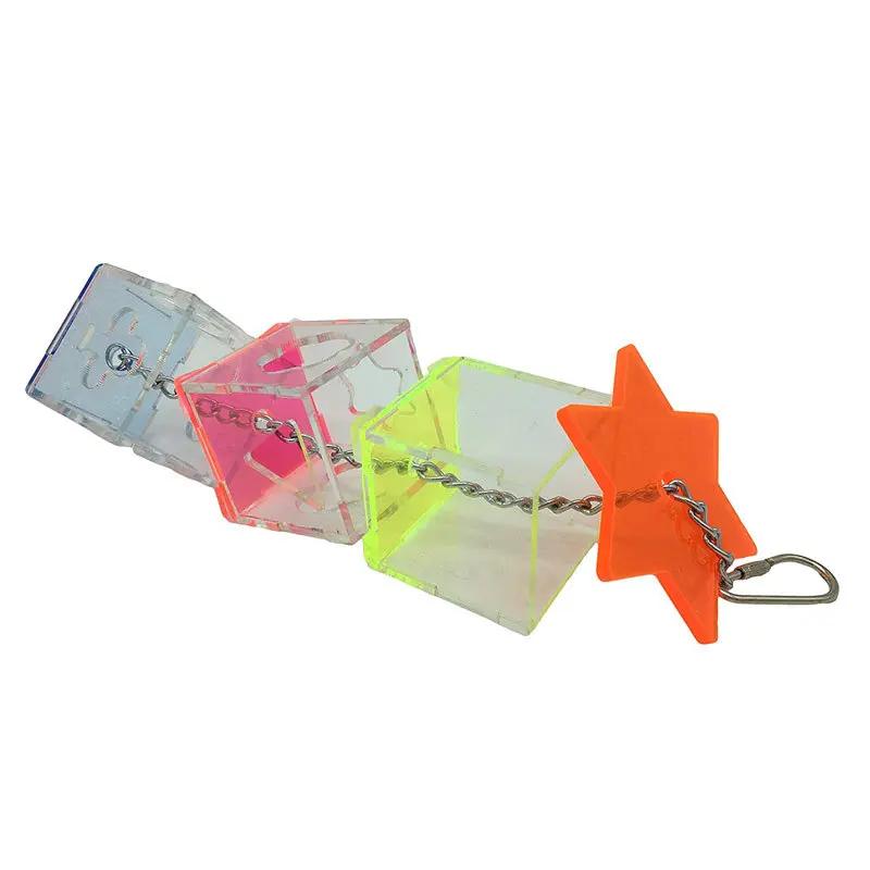 Bird Seeker Acrylic Parrot Puzzle Training Bird Toys Bird Supplies Parrot Toys