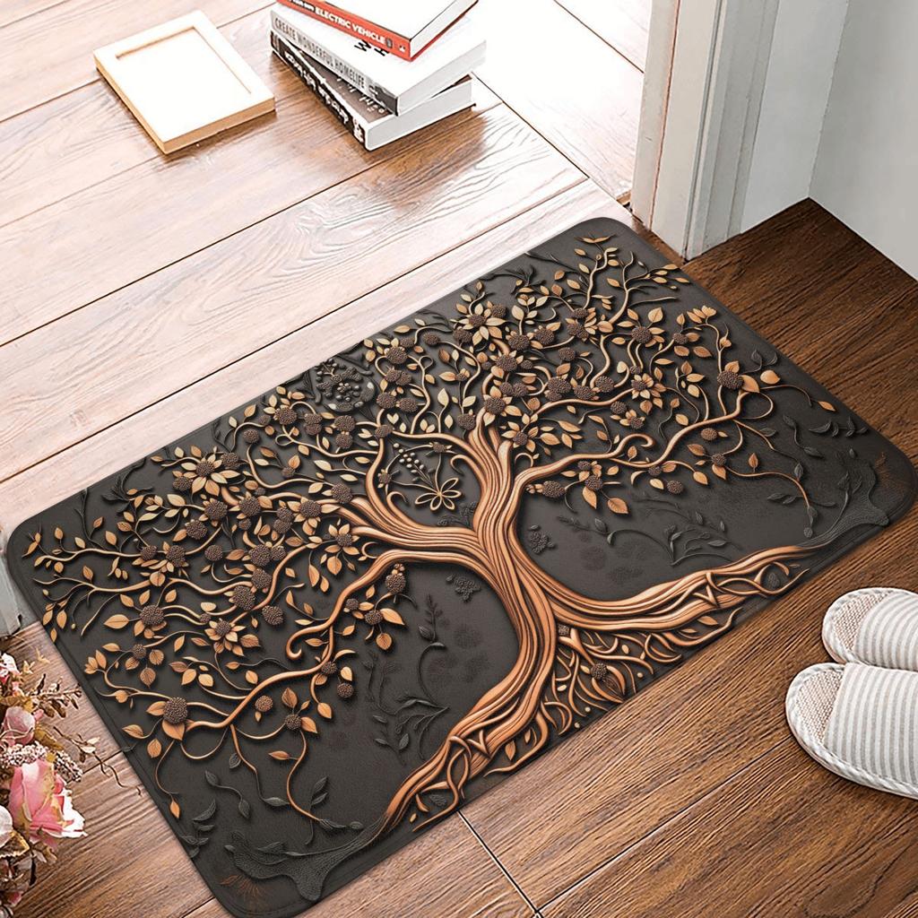 Cute Peacock Pattern Modern Style Front Floor Door Entrance Mats Outdoor Bath Kitchen Doormat Bedroom Carpet Rug
