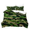 Military Camouflage Series Camouflage Color Three-Piece Quilt Cover