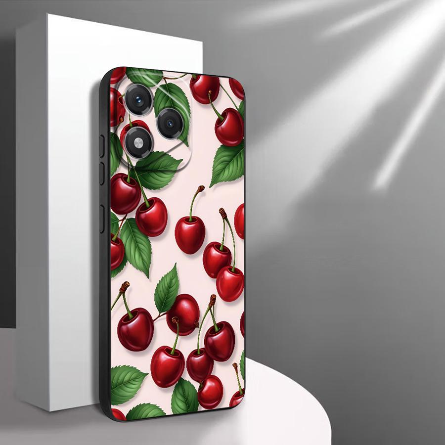 Чехол-бампер Funda для Huawei P20 P40 Lite P20 Lite 2018 P Smart 2019 P30 P20 Pro Мультяшная вишня