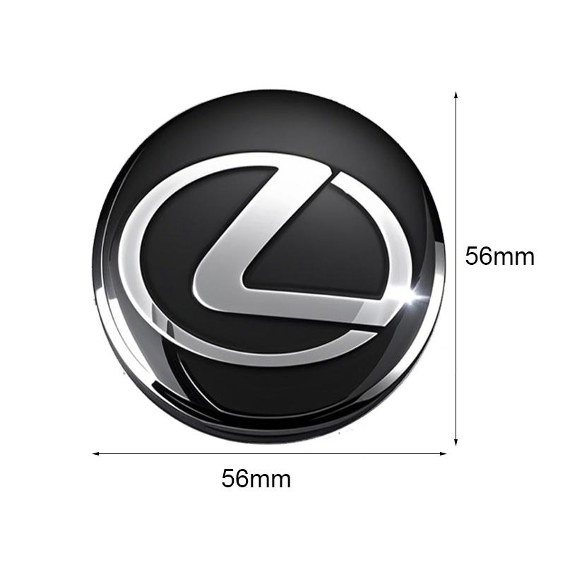car 4Pcs 3D Car Wheel Hub Center Metal Decals Sticker Accessories Lexus Fsport RX330 IS250 Ct200h ES300h RX350 IS300h NX300h NX